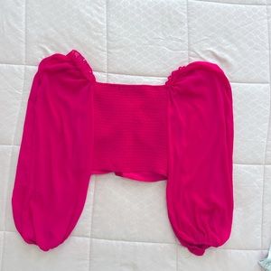 Like new! Hot pink 🩷 crop top